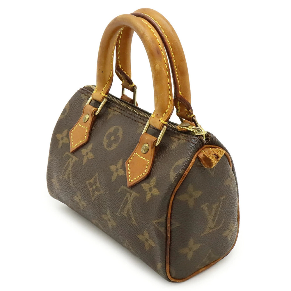 Louis Vuitton Clutch Speedy Monogram Handbag Case Accessory Pouch Brown